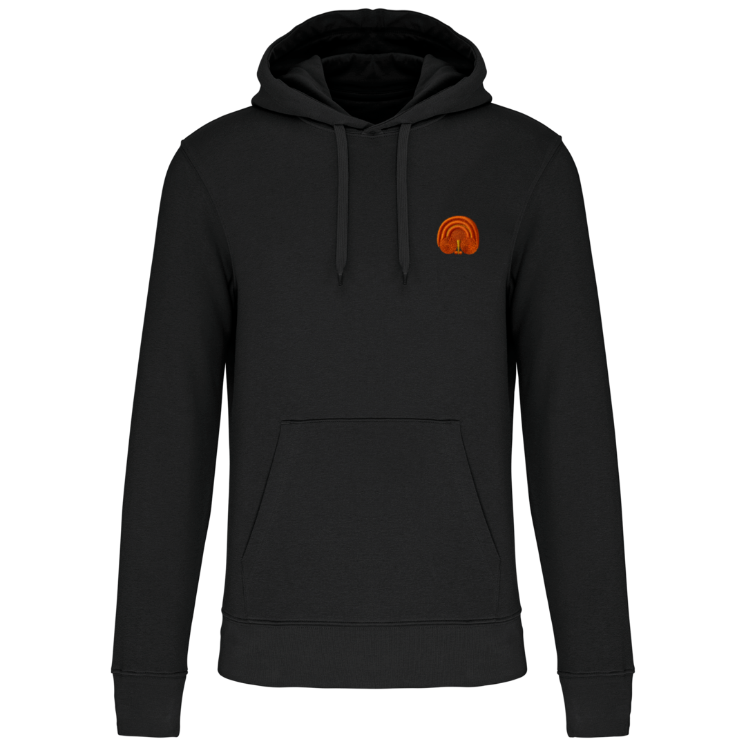 Broderie bigoudène sur Sweat à capuche homme - LE LAIN - Personnalisation à volonté