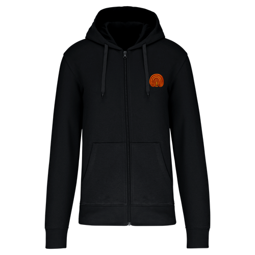 Broderie bigoudène sur Sweat shirt zippé homme - LE LAIN - Personnalisation à volonté