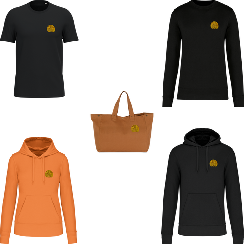 Bigoudène - Plume de paon - Jaune LE LAIN - Personnalisation à volonté