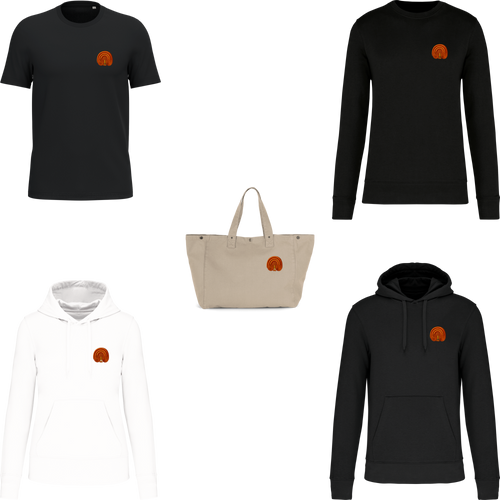 Bigoudène - Plume de paon - Orange et Jaune LE LAIN - Personnalisation à volonté