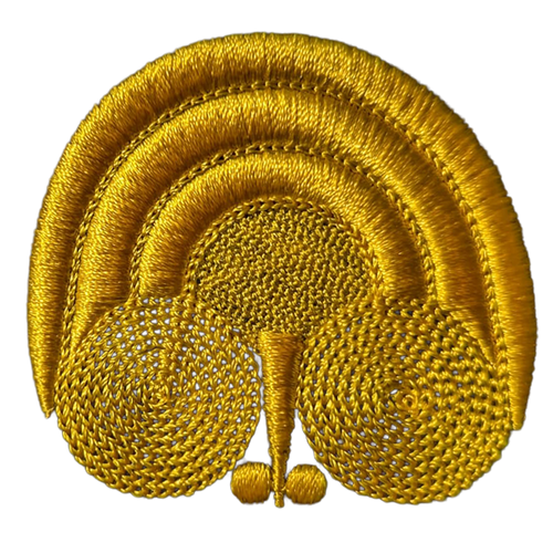 Bigoudène - Plume de paon - Jaune LE LAIN - Personnalisation à volonté