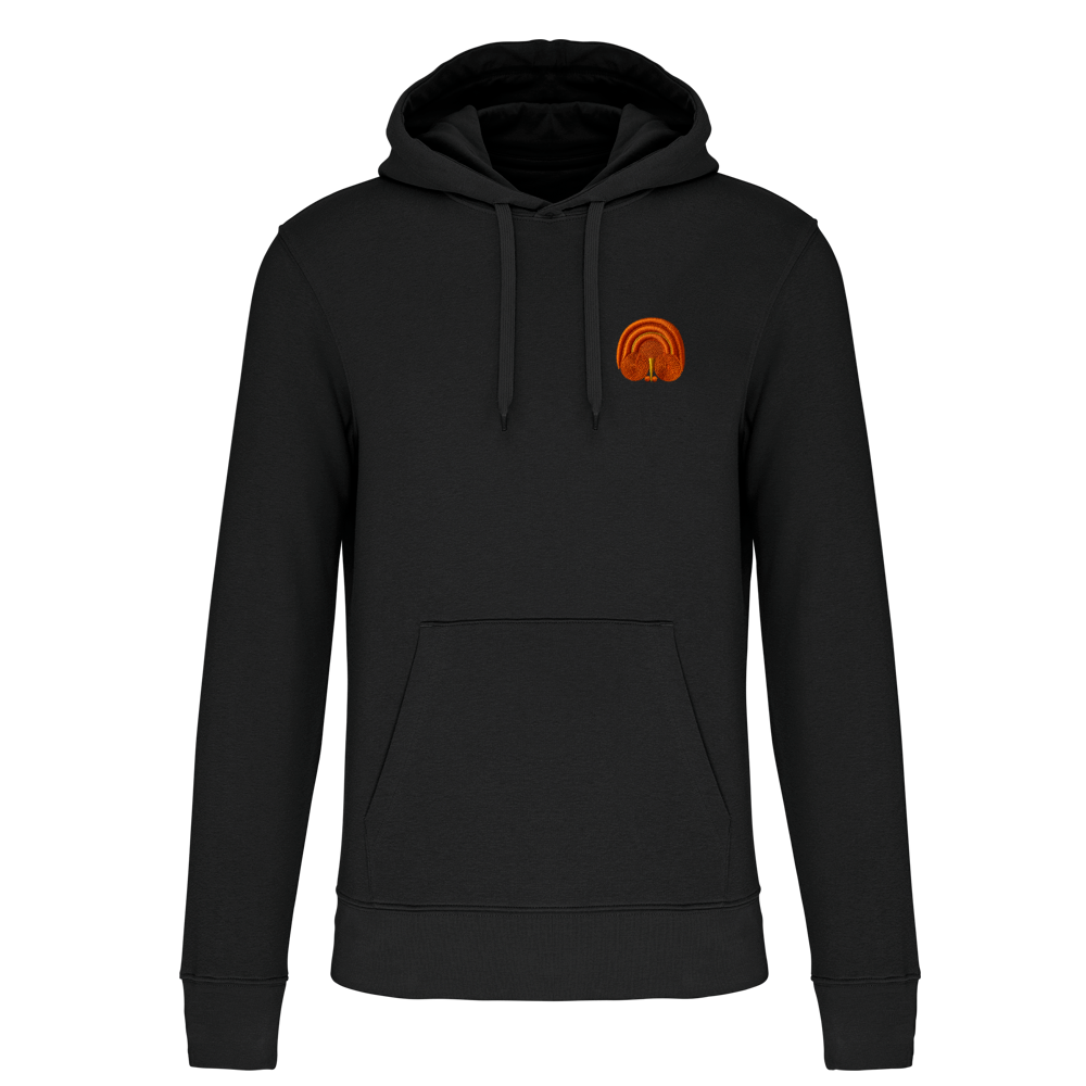 Bigoudène - Plume de paon - Orange et Jaune LE LAIN - Personnalisation à volonté