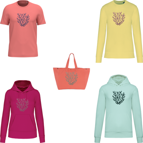 Broderie bouclette - Corail LE LAIN - Personnalisation à volonté