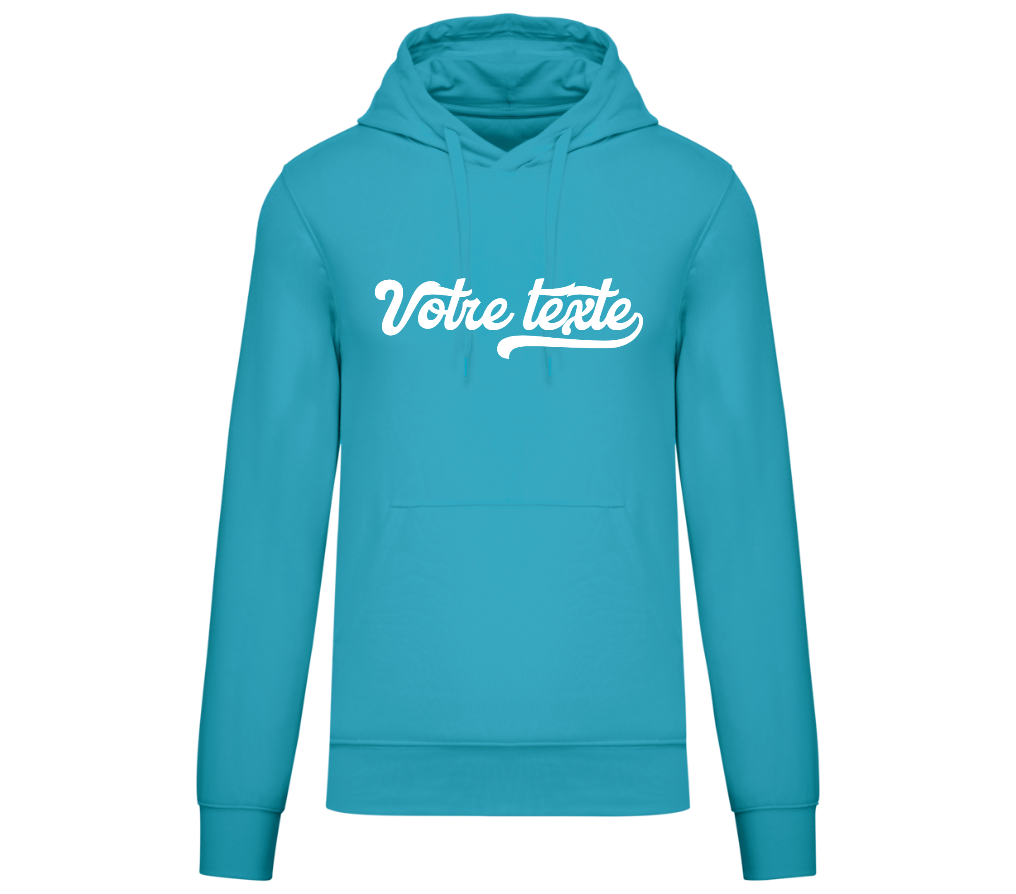 Broderie bouclette sur Sweat à capuche homme - LE LAIN - Personnalisation à volonté