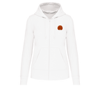 Broderie bigoudène sur Sweat shirt zippé femme LE LAIN - Personnalisation à volonté