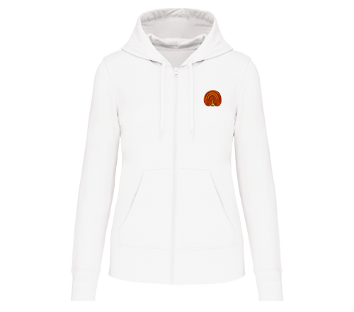 Broderie bigoudène sur Sweat shirt zippé femme LE LAIN - Personnalisation à volonté