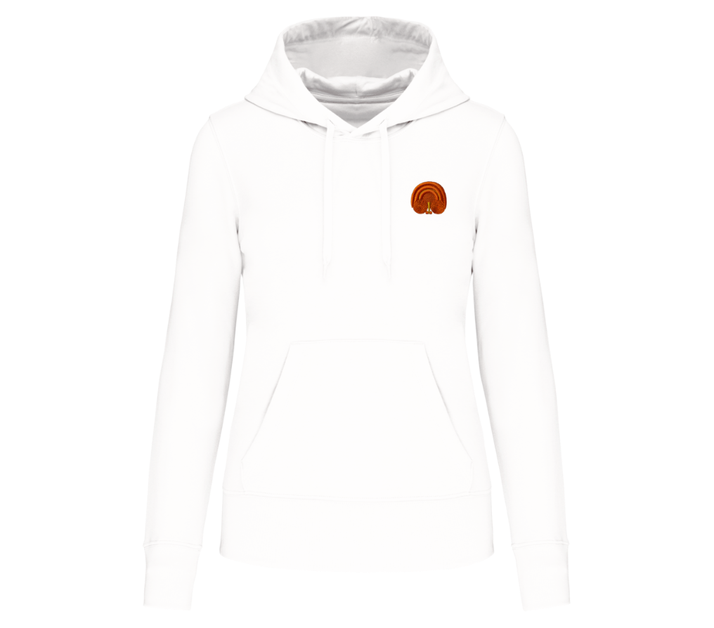 Broderie bigoudène sur Sweat à capuche femme LE LAIN - Personnalisation à volonté