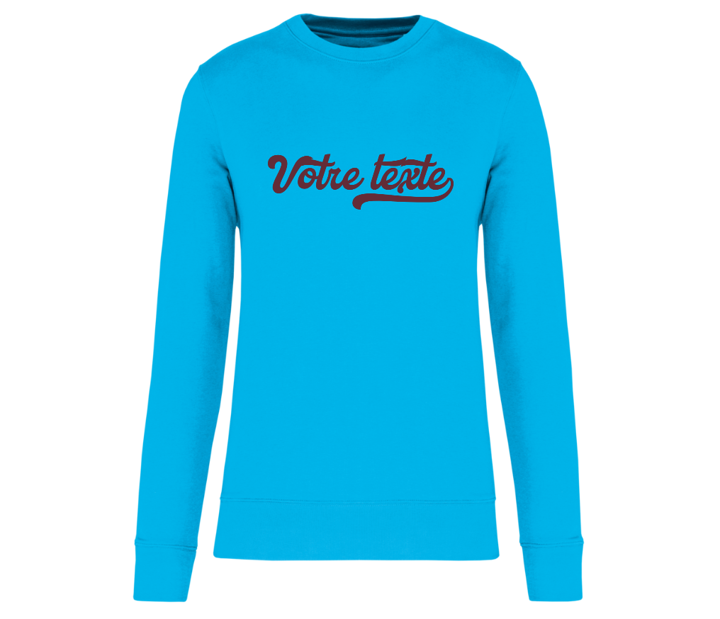 Broderie bouclette sur Sweat-shirt unisexe - LE LAIN - Personnalisation à volonté