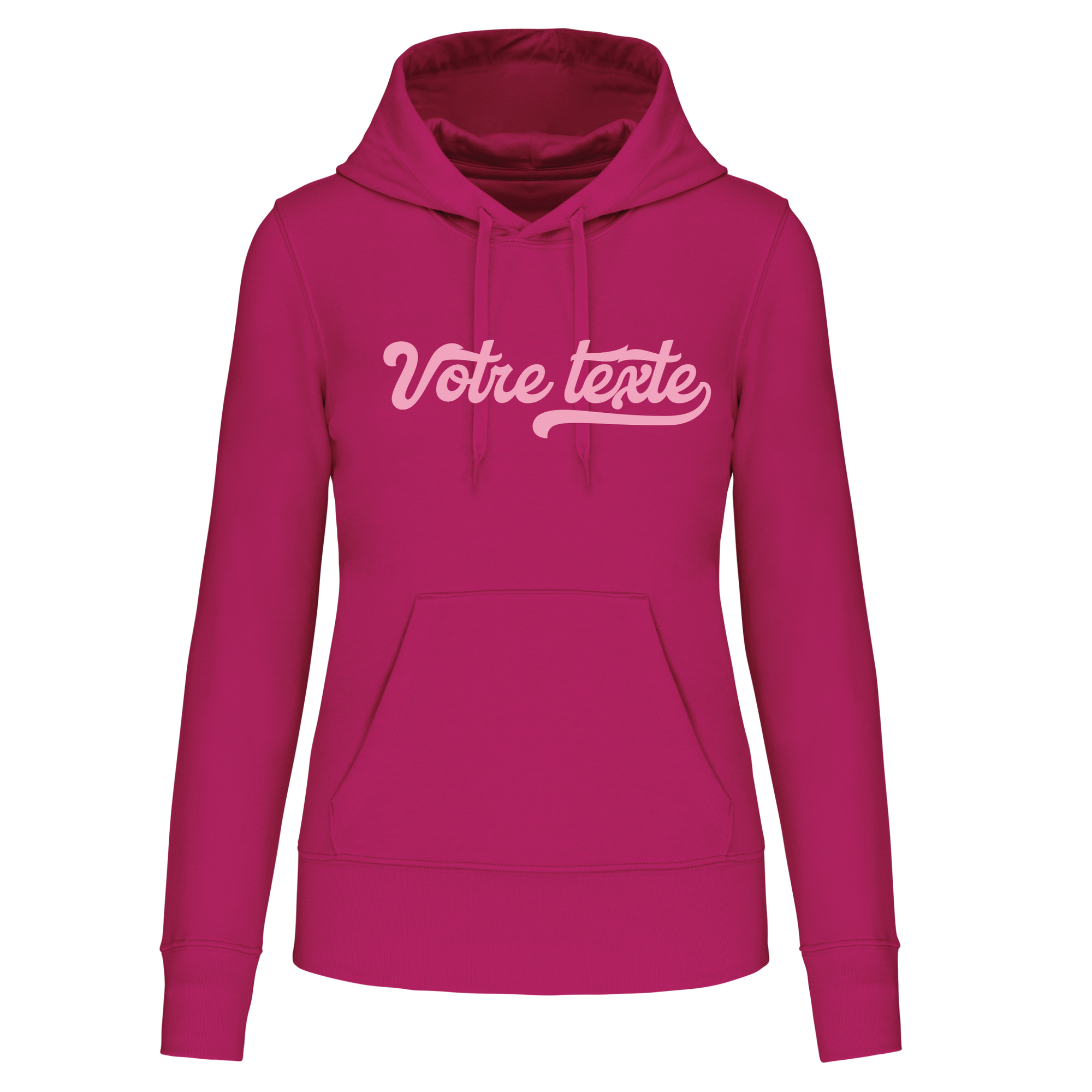 Broderie bouclette sur Sweat à capuche femme - LE LAIN - Personnalisation à volonté